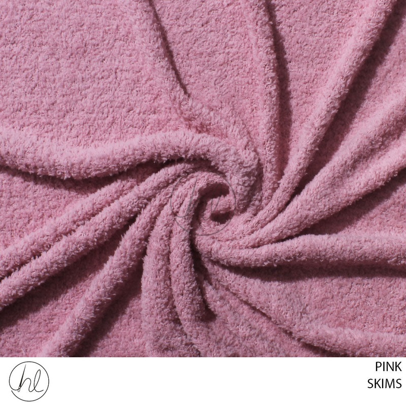 SKIMS FLEECE 781 PER M PINK 150CM WIDE