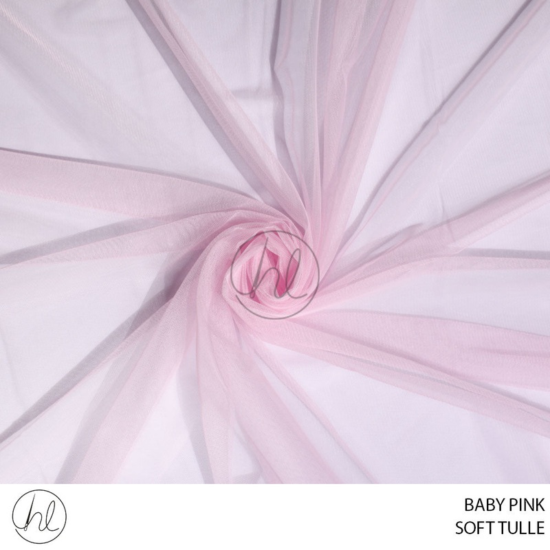 SOFT TULLE 18 BABY PINK 150CM PER M