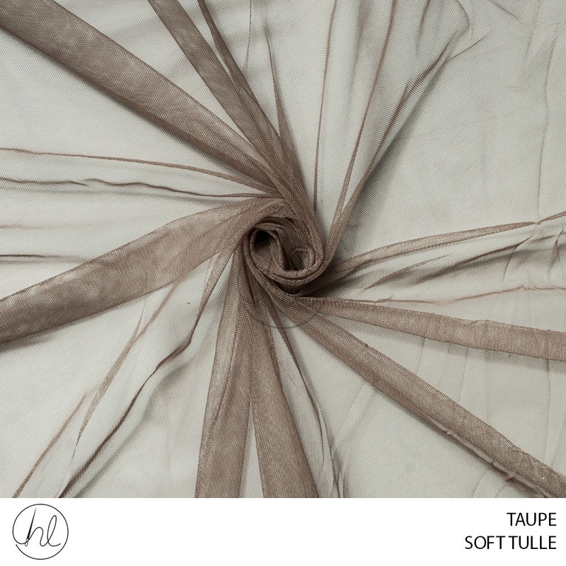 Soft Tulle 53 Taupe 150cm Per M
