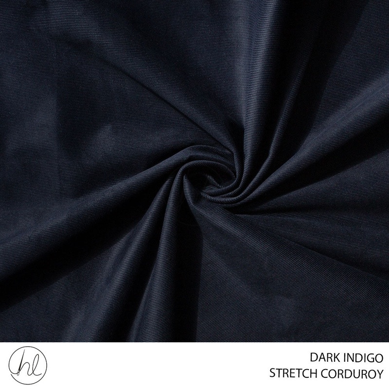 STRETCH CORDUROY 51 DARK INDIGO 150CM PER M