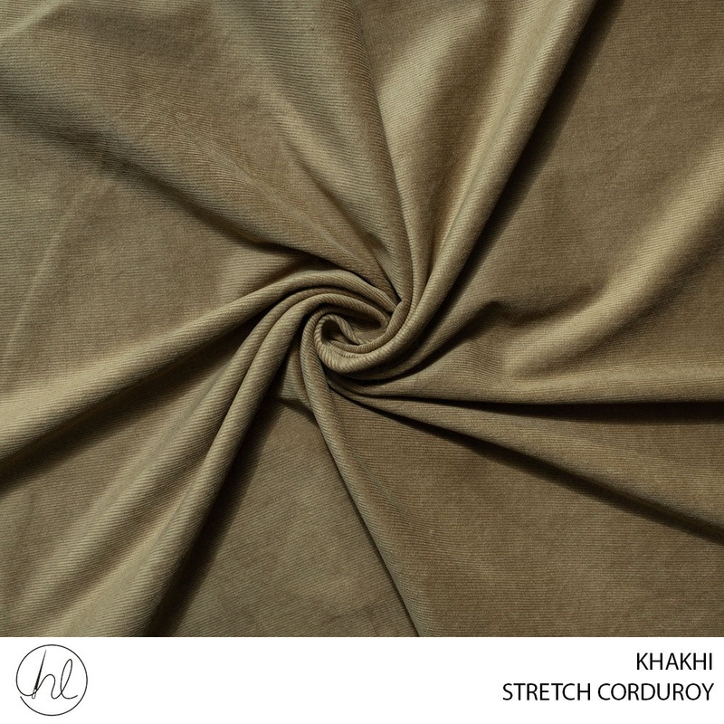 STRETCH CORDUROY 51 KHAKHI 150CM PER M