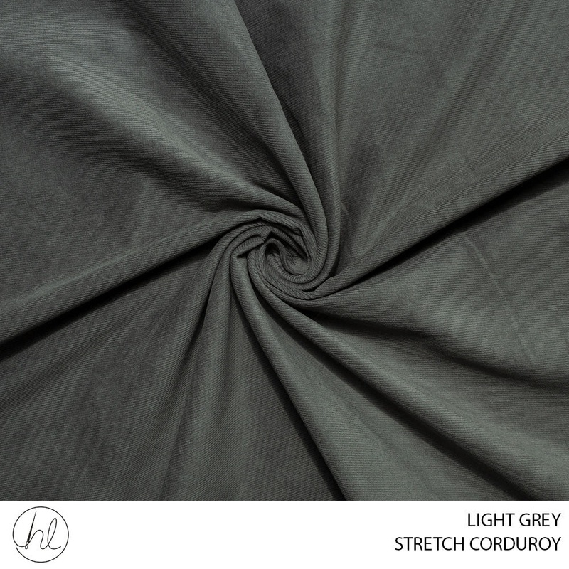 STRETCH CORDUROY 51 LIGHT GREY 150CM PER M