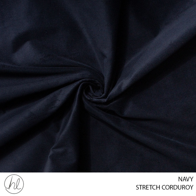 STRETCH CORDUROY 51 NAVY 150CM PER M