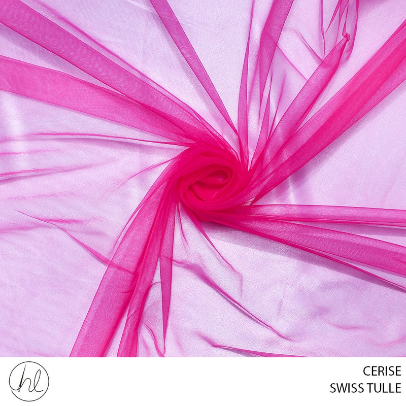 SWISS TULLE 53 CERISE 150CM PER M