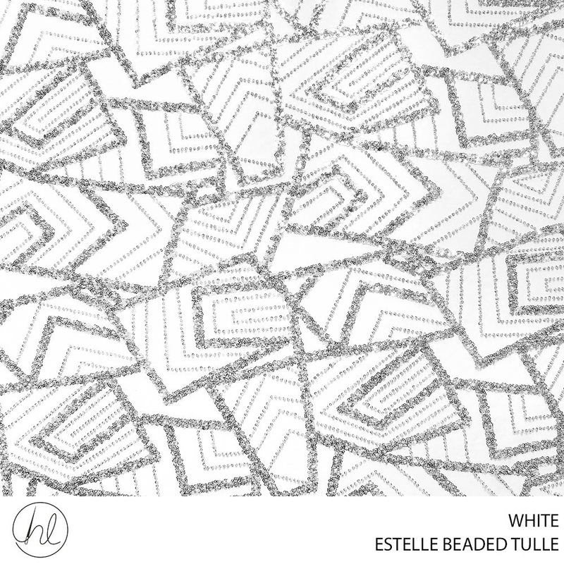 TULLE BEADED ESTELLE 130CM