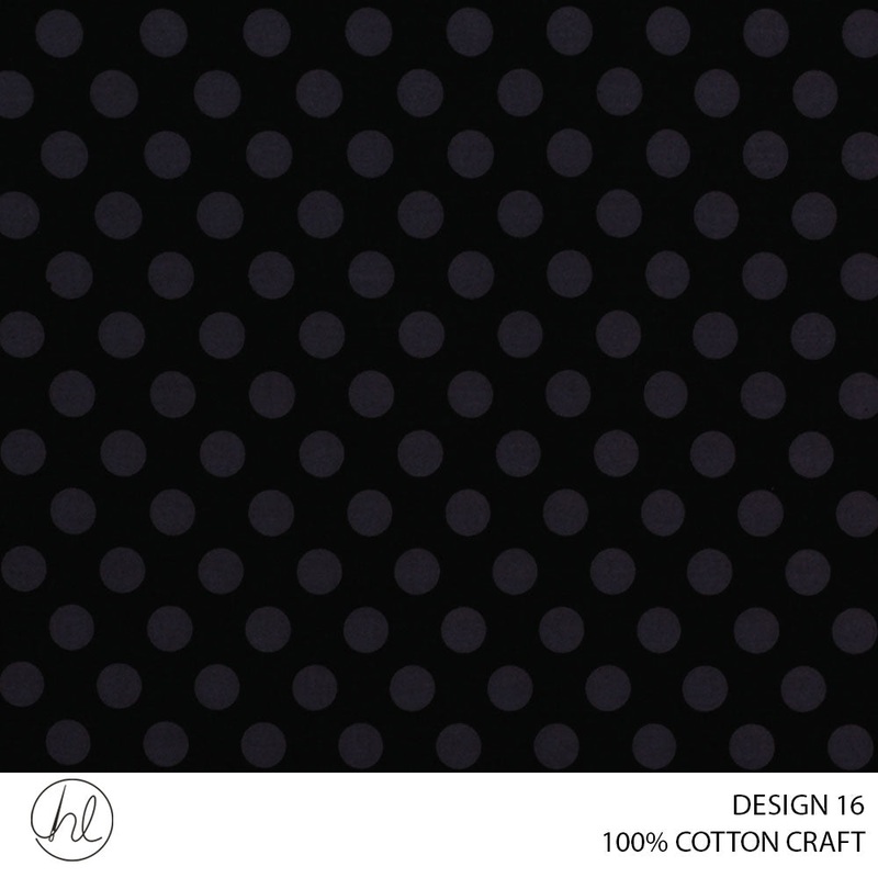 100% COTTON CRAFT DESIGN 16 150CM WIDE PER M