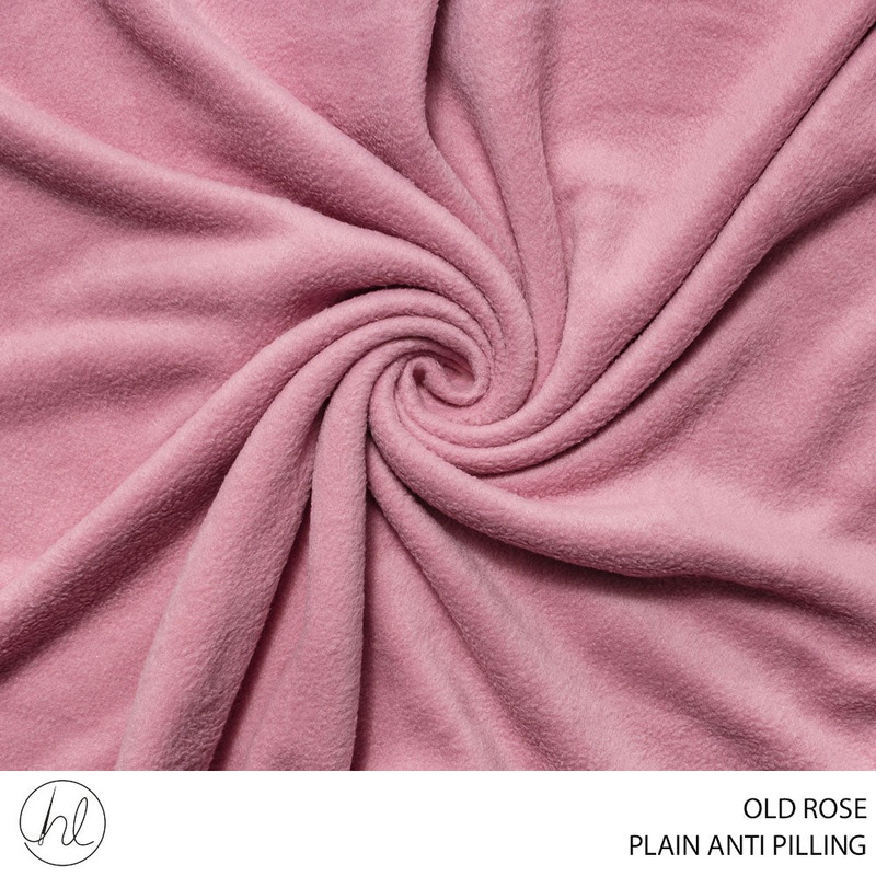 ANTI PILLING PLAIN 150CM OLD ROSE ROLL 001 PIECE