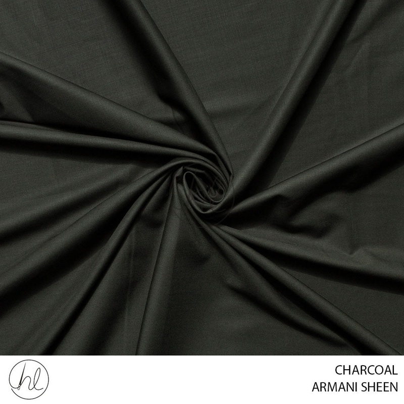 Armani Sheen 56 Charcoal 150cm Per M