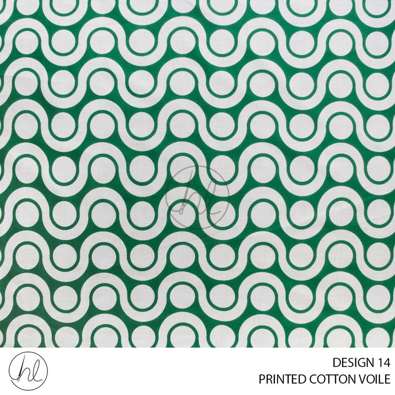 COTTON VOILE 56 GREEN 150CM PER M