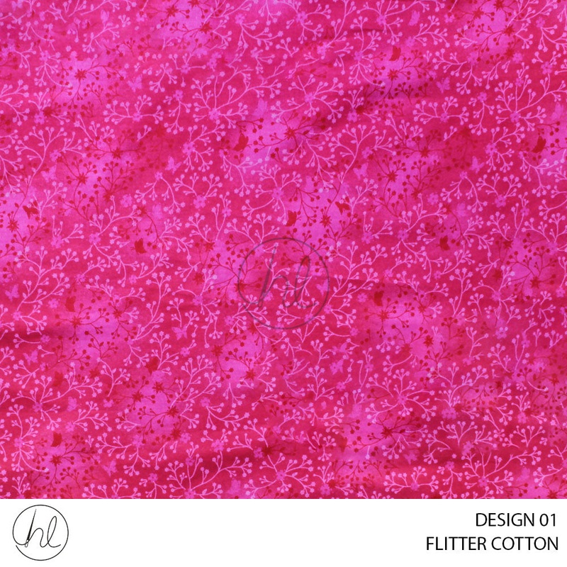 FLUTTER COTTON 781 FUSCHIA 150CM PER M