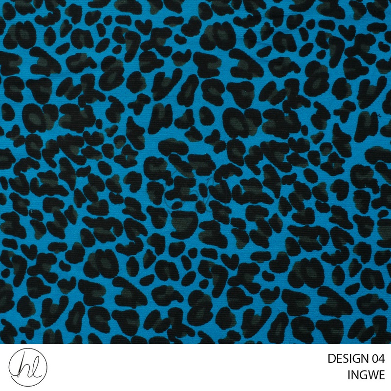 INGWE DESIGN 04 BLUE 67 112CM PER M