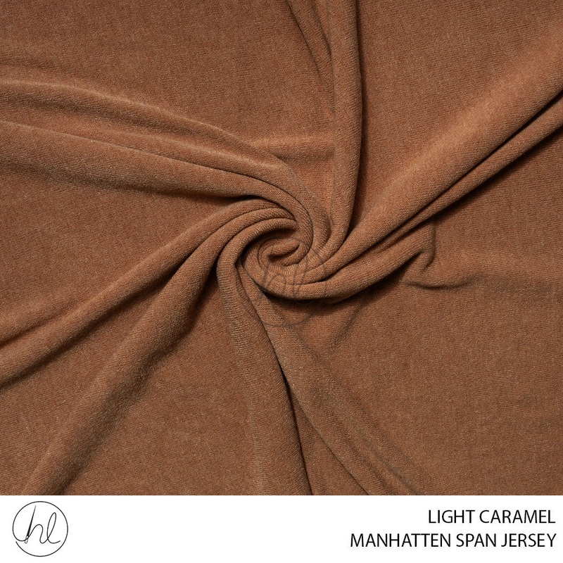 MANHATTEN SPAN JERSEY 51 LIGHT CARAMEL  150CM PER M