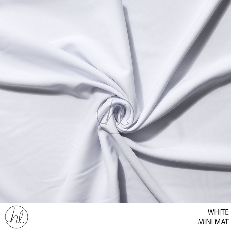 MINI MAT PLAIN FABRIC 150CM WHITE