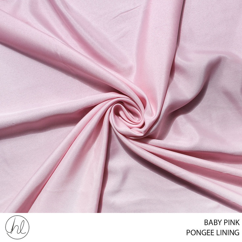 PONGEE LINING HEAVY WGHT BABY PINK ROLL 001 1