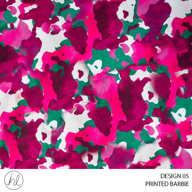 PRINTED BARBIE 53 CERISE 150CM PER M