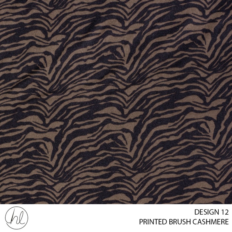 PRINTED BRUSH CASHMERE 51 BEIGE 150CM PER M