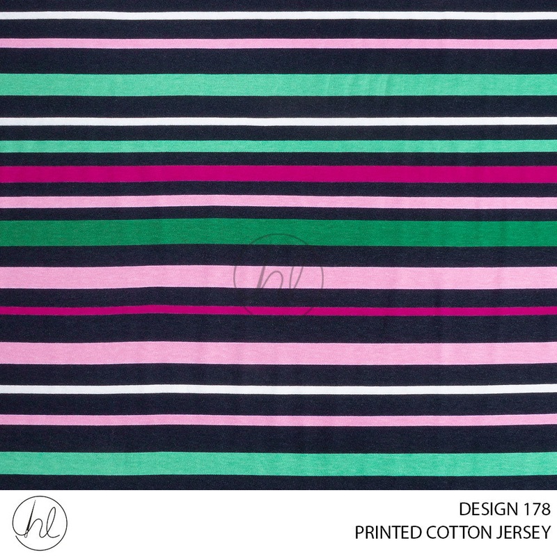 PRINTED COTTON JERSEY 51 PINK 150CM PER M