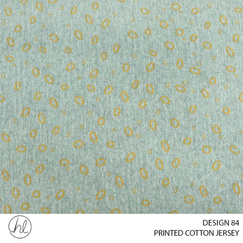 PRINTED COTTON JERSEY DESIGN 84 150CM WIDE PER M51