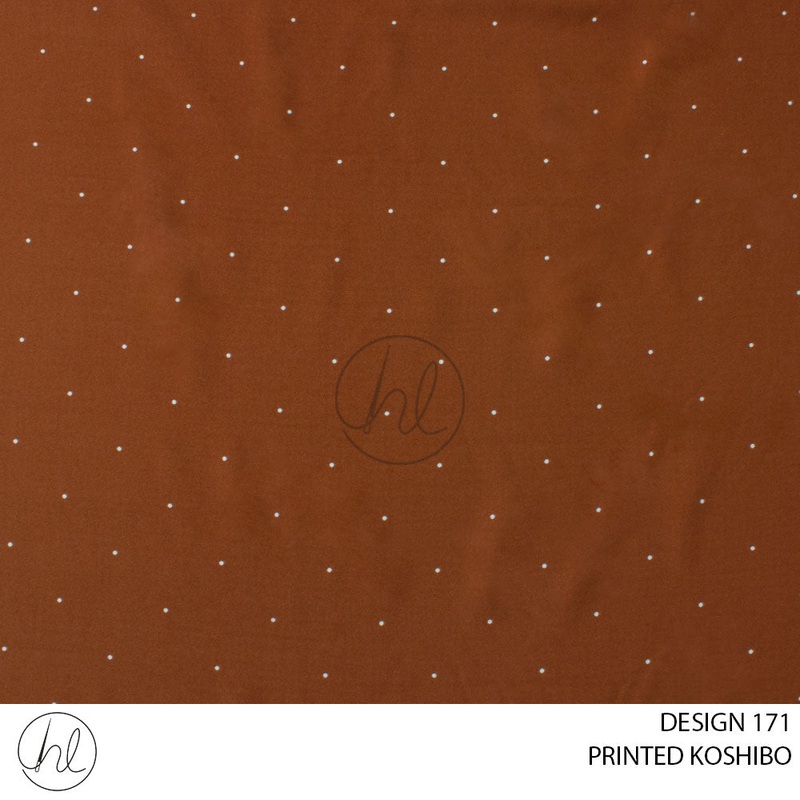 PRINTED KOSHIBO 51 RUST DESIGN 171 150CM