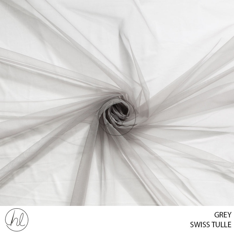 SWISS TULLE 53 GREY 150CM PER M