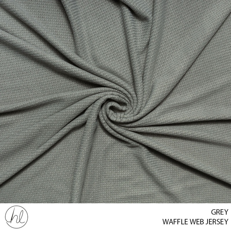 WAFFLE WEB JERSEY 51 GREY 150CM PER M