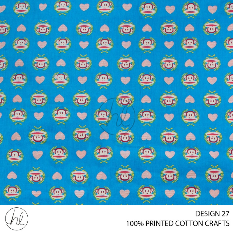 100% PRINTED COTTON 1 ASSORTED 150CM PER M