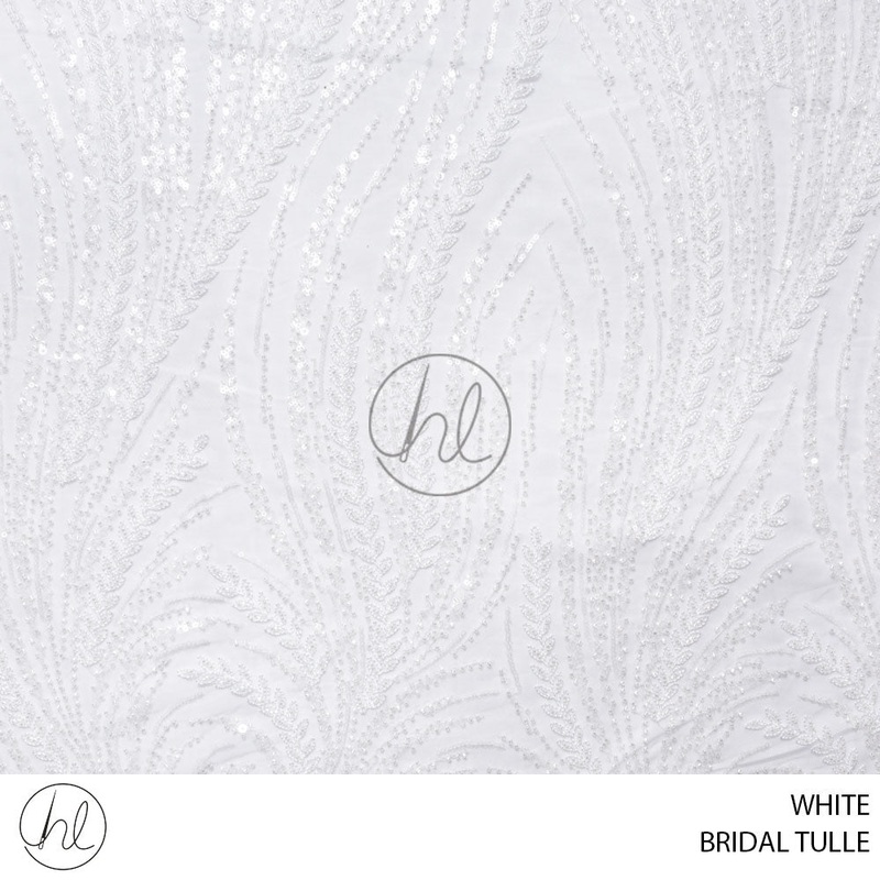 Bridal Tulle 253 White 130cm Per M