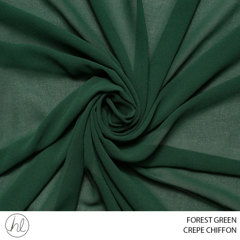 CREPE CHIFFON 781 FOREST GREEN 150CM PER M