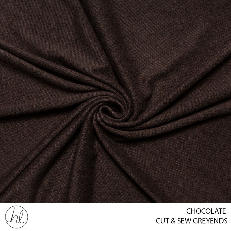 Cut & Sew Greyends 56 Chocolate 150cm Per M