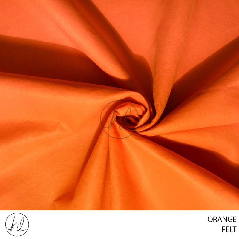 FELT 2 ORANGE 180CM PER M