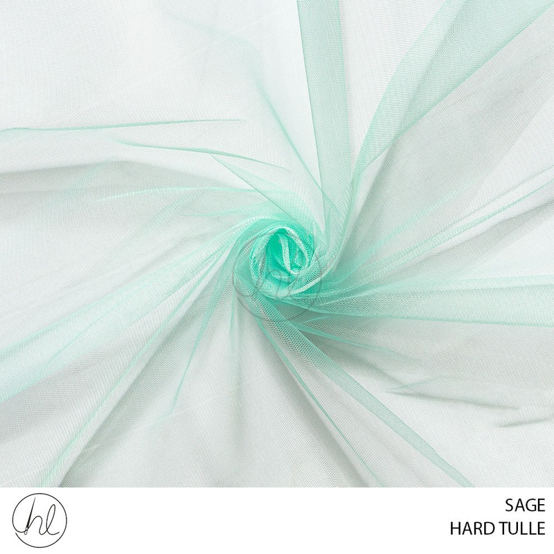 HARD TULLE 51 SAGE 150CM PER M