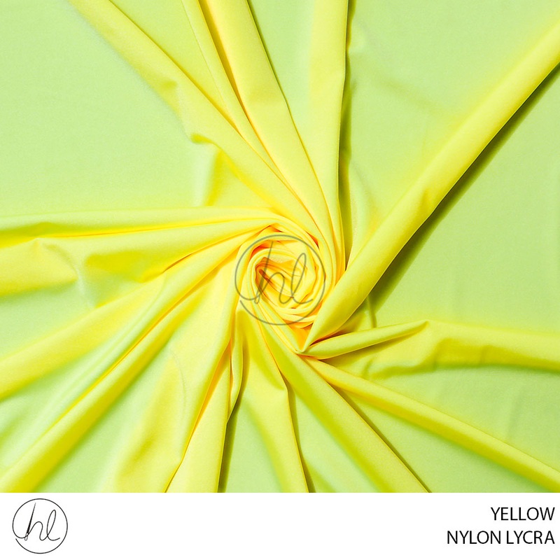 Nylon Lycra 53 Yellow Design 16 150cm Per M