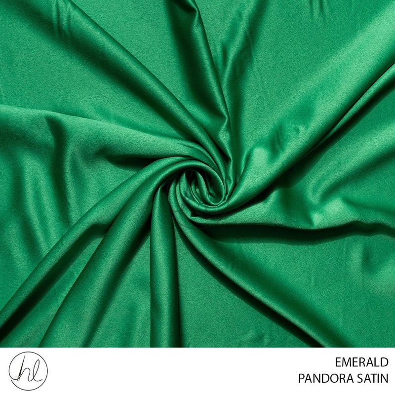 PANDORA SATIN 53 EMERALD 150CM PER M