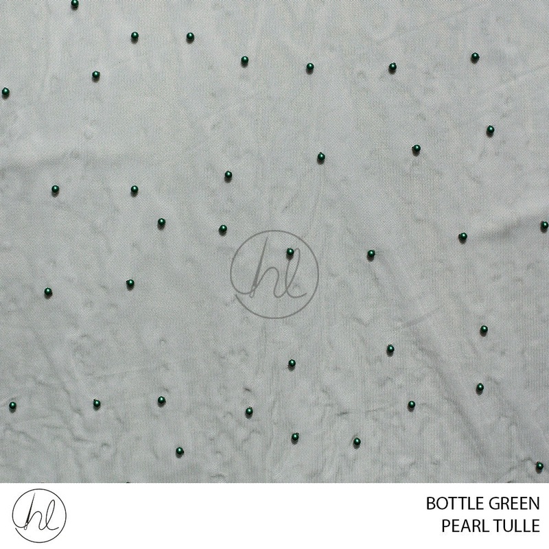 PEARL TULLE 53 BOTTLE GREEN 150CM PER M