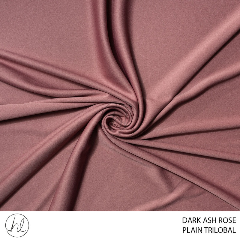 PLAIN TRILOBAL 51 DARK ASH ROSE 150CM PER M
