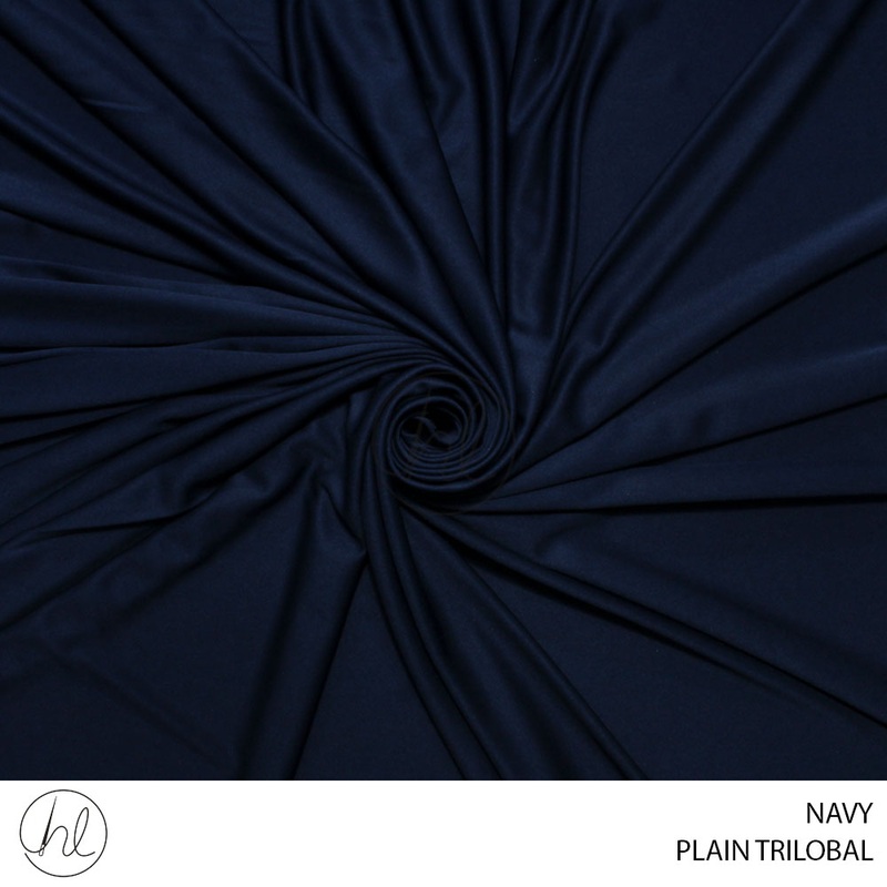 PLAIN TRILOBAL 53 NAVY 150CM PER M