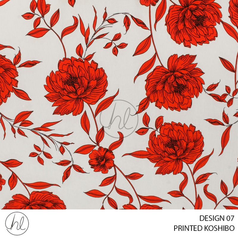 PRINTED KOSHIBO 51 PER M DESIGN 07 CREAM150CM WIDE