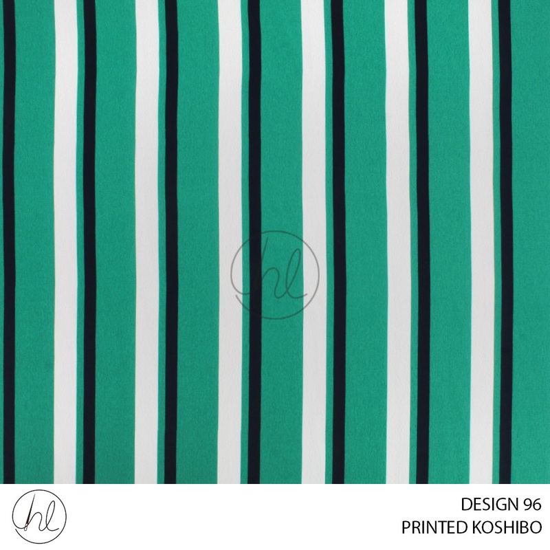 PRINTED KOSHIBO 51 PER M DESIGN 96 GREEN 150CM WIDE