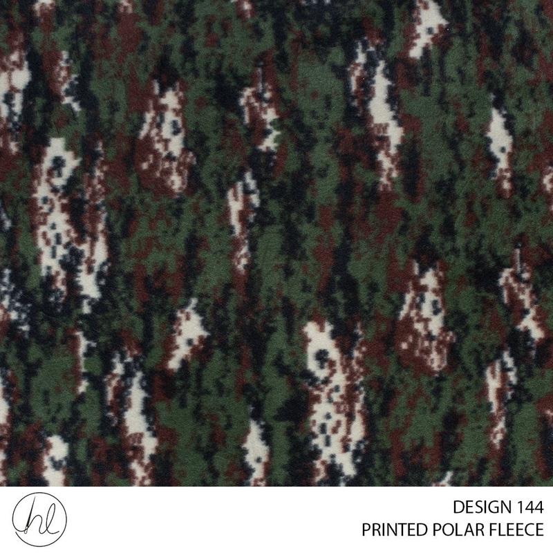 PRINTED POLAR FLEECE 53 OLIVE 150CM PER M