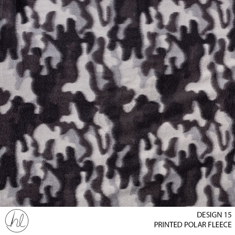 PRINTED POLAR FLEECE 781 GREY 150CM PER M