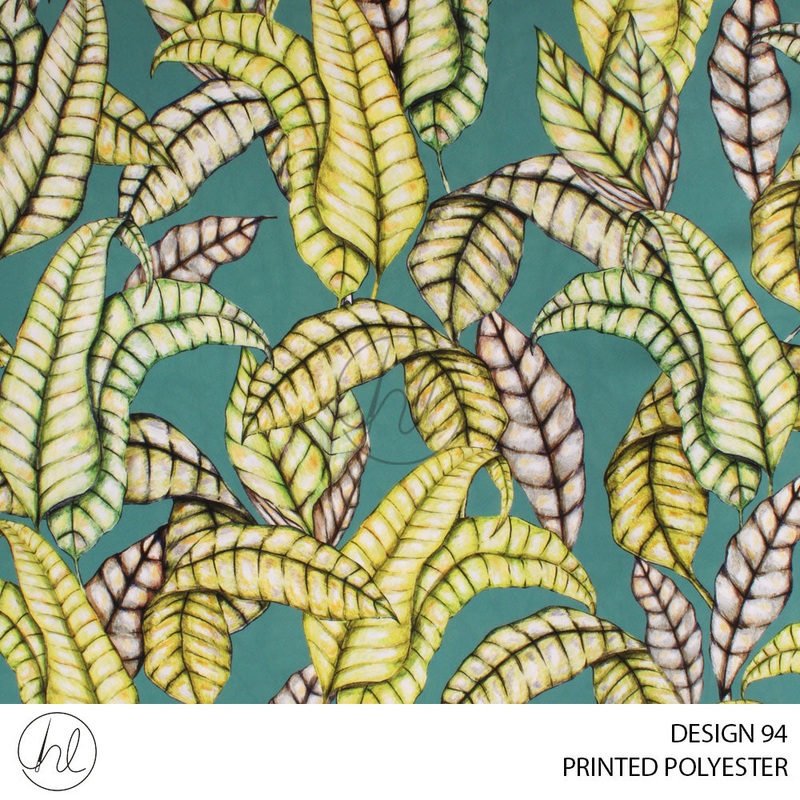 PRINTED POLYESTER MIORI 83 CELADON 150CM PER M