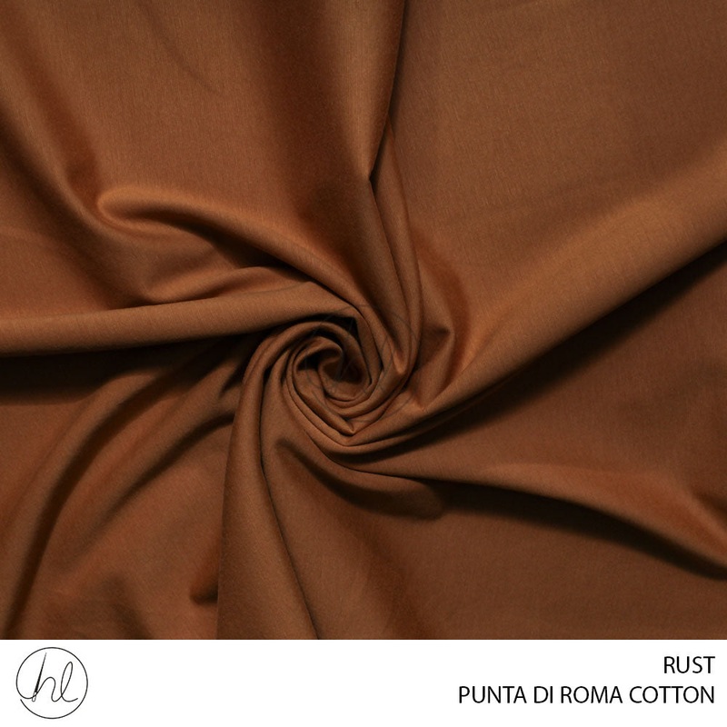 Punta di roma cotton 51 rust 150cm per m