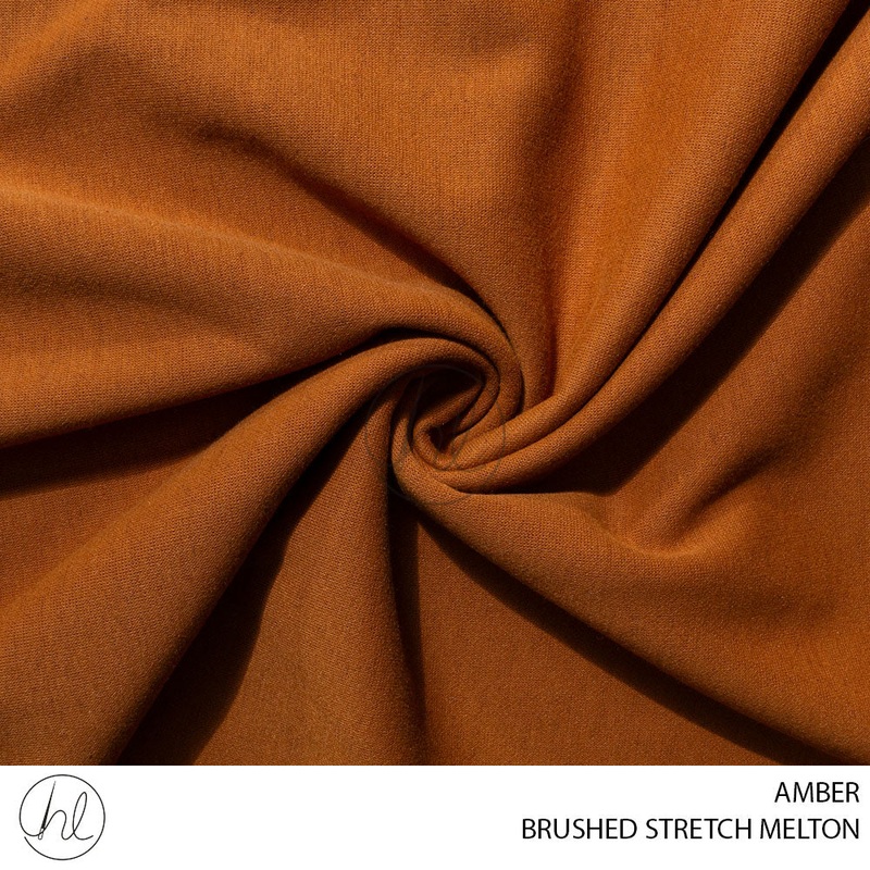 STRETCH BRUSHED MELTON 51 AMBER 150CM PER M