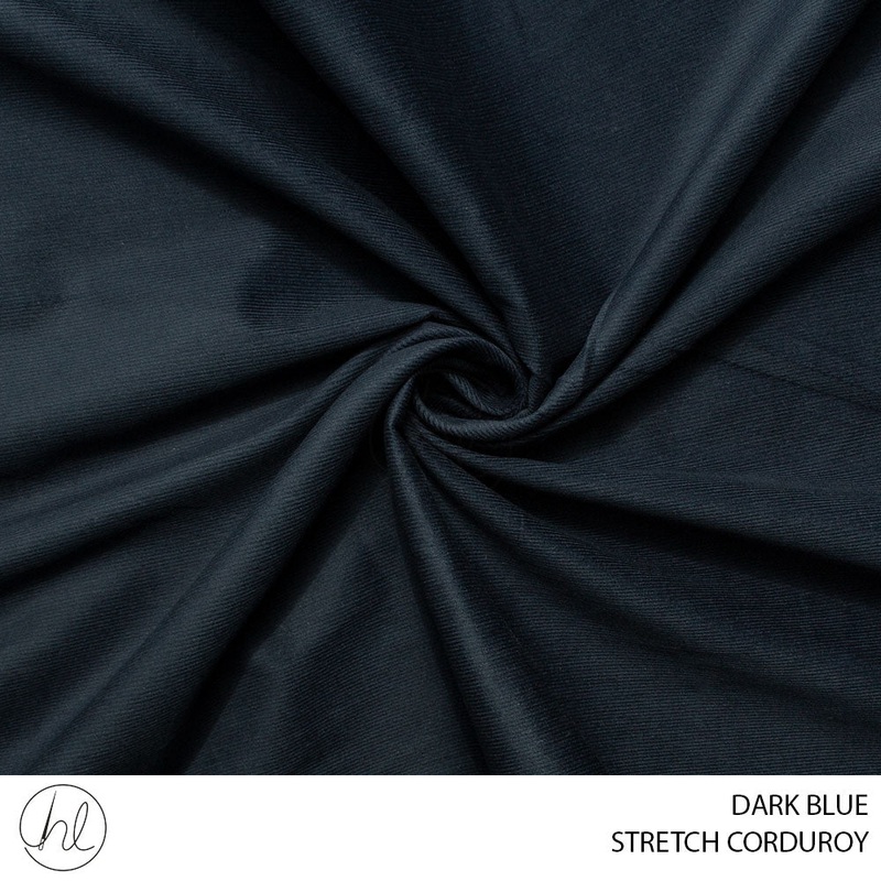 STRETCH CORDUROY 51 DARK BLUE 150CM PER M
