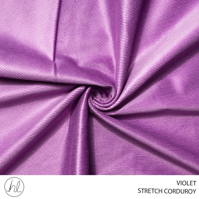 STRETCH CORDUROY 51 VIOLET 150CM PER M