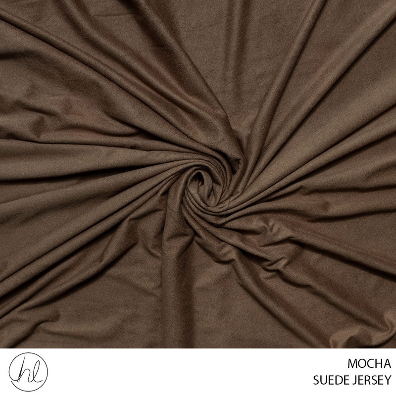 SUEDE JERSEY 51 MOCHA 150CM PER M