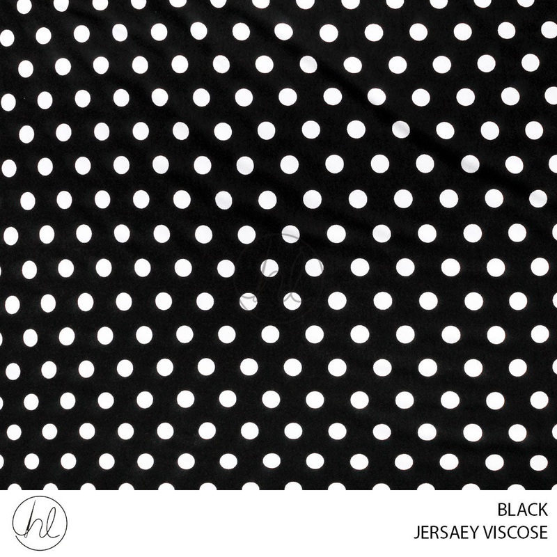 Viscose Jersey 51 Black 150cm Per M