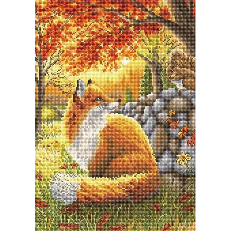 A Friend for Little Fox L8061 Counted Cross Stitch Kit