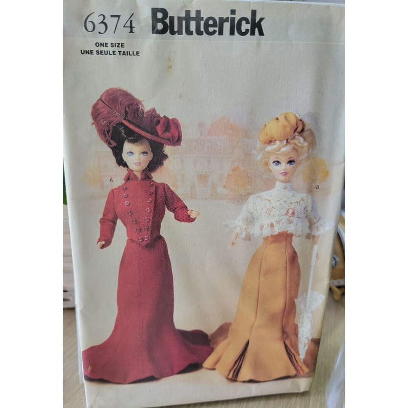 Butterick 6347 11 1/2" doll pattern
