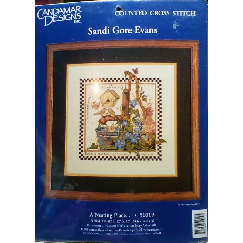 Candamar Designs Cross Stitch Kit 51019: A Nesting Place. NIB